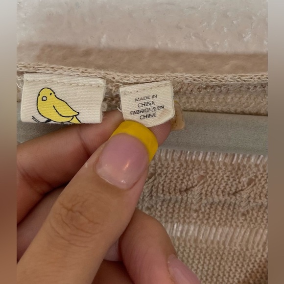 Anthropologie Yellow Bird Carolina Poncho Top Linen Blend Boho Small Flowy - Picture 3 of 12